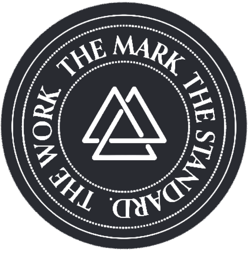 The Foundation 10 Senador seal — The Work, The Mark, The Standard